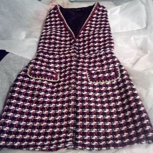 NWOT. ZARA  Tweed dress. Size. Sm